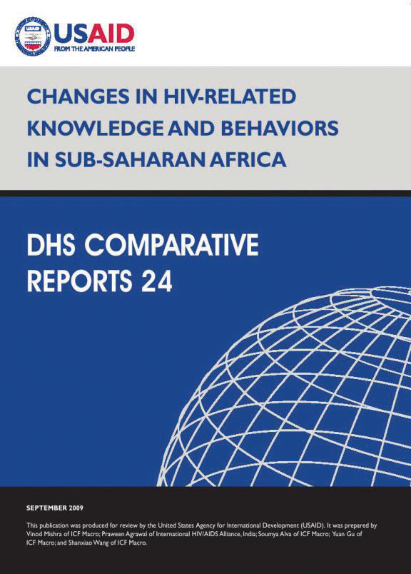 Cover of Changes in HIV-Related Knowledge and Behaviors in Sub-Saharan Africa (English)