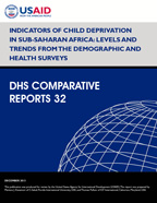 Cover of Indicators of Child Deprivation in Sub-Saharan Africa: Levels and Trends from the Demographic and Health Surveys (English)