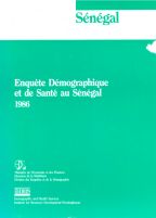 Cover of Senegal DHS, 1986 - Final Report (French)