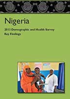 Cover of Nigeria DHS, 2013 - Key Findings (English)