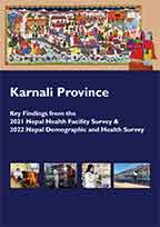 Cover of Nepal DHS, 2022 - Karnali Province Key Findings from the 2021 Nepal HFS & 2022 Nepal DHS (English)
