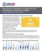 Cover of Electrification and Refrigeration: Associations with Child Nutrition and Vaccination (AS85) - Analysis Brief (English)