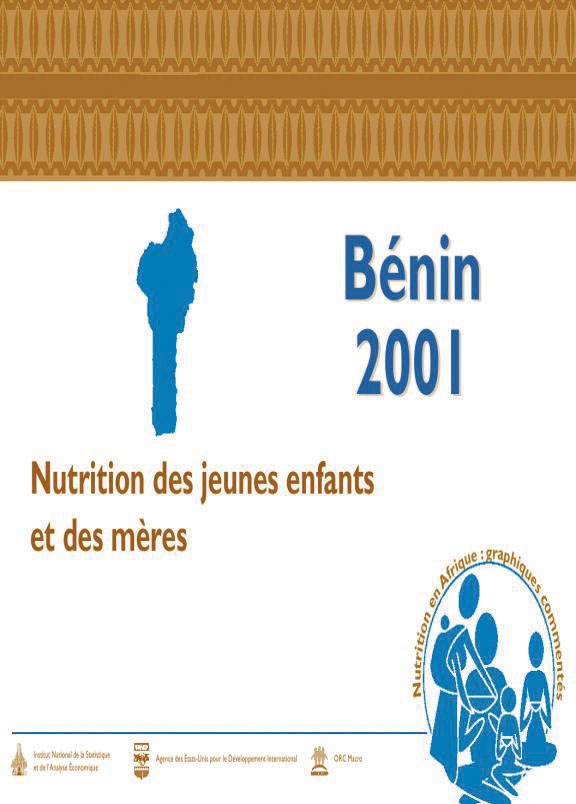 Cover of Benin 2001,  Nutrition of Young Children and Mothers (French)