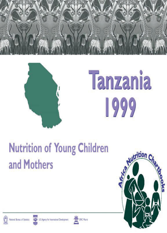 Cover of Tanzania 1999, Nutrition of Young Children and Mothers (English)