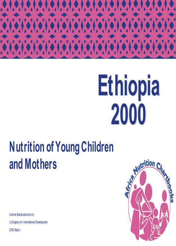 Cover of Ethiopia 2000, Nutrition of Young Children and Mothers (English)