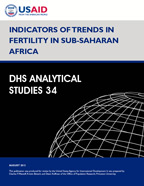 Cover of Indicators of Trends in Fertility in Sub-Saharan Africa (English)