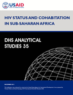 Cover of HIV Status and Cohabitation in Sub-Saharan Africa (English)