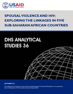 Cover of Spousal Violence and HIV: Exploring the Linkages in Five Sub-Saharan African Countries (English)