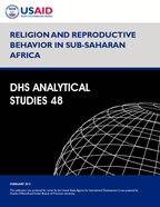 Cover of Religion and Reproductive Behavior in Sub-Saharan Africa (English)