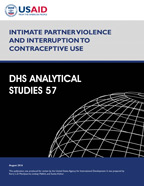 Cover of Intimate Partner Violence and Interruption to Contraceptive Use (English)