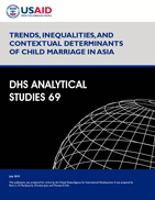 Cover of Trends, Inequalities, and Contextual Determinants of Child Marriage in Asia (English)