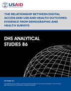Cover of The Relationship between Digital Access and Use and Health Outcomes: Evidence from Demographic and Health Surveys (English)