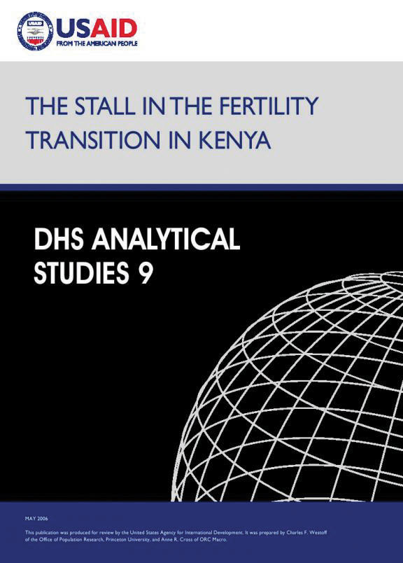 Cover of The Stall in the Fertility Transition in Kenya (English)