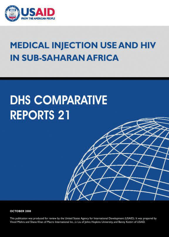 Cover of Medical Injection Use and HIV in Sub-Saharan Africa (English)