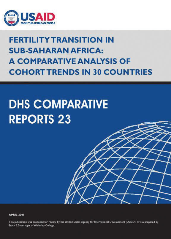 Cover of Fertility Transition in Sub-Saharan Africa: A Comparative Analysis of Cohort Trends in 30 Countries (English)