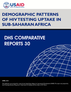 Cover of Demographic Patterns of HIV Testing Uptake in Sub-Saharan Africa (English)