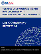 Cover of Tobacco Use by Men and Women in 49 Countries with Demographic and Health Surveys (English)