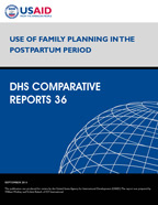 Cover of Use of Family Planning in the Postpartum Period (English)