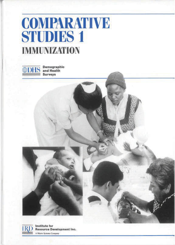 Cover of Immunization: Levels, Trends and Differentials (English)