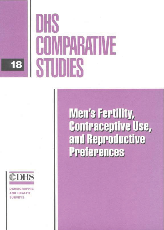 Cover of Men's Fertility, Contraceptive Use, and Reproductive Preferences (English)