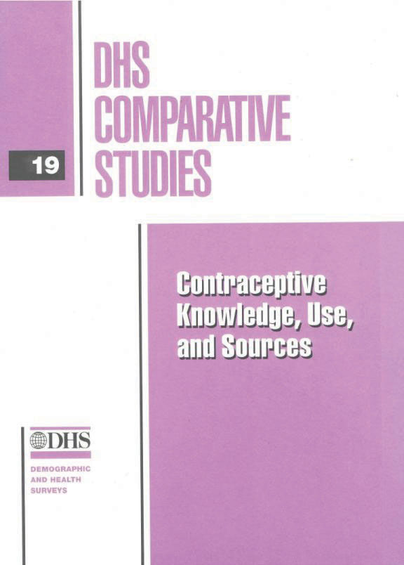 Cover of Contraceptive Knowledge, Use, and Sources (English)
