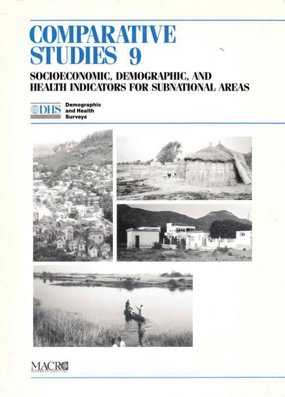 Cover of Socioeconomic, Demographic, and Health Indicators for Subnational Areas (English)
