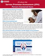 Cover of SPA Person-Centered Care Brief (English)
