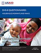 Cover of DHS Model Questionnaire - Phase 8 (English, French)