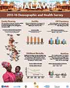 Cover of Malawi 2015-16 DHS - Wall Chart (English)