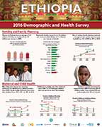 Cover of Ethiopia DHS 2016 - Wall Chart (English)