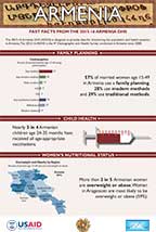 Cover of Armenia 2015-16 DHS - Infographic (English)