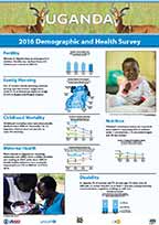 Cover of Uganda 2016 DHS - Wall Chart (English)