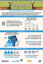 Cover of Uganda 2016 DHS - Infographic (English)