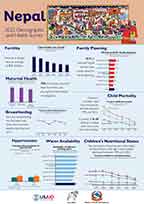 Cover of Nepal DHS 2022 - Wall Chart (English)