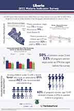 Cover of Liberia MIS 2022 - Infographic (English)