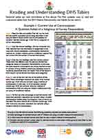 Cover of Reading DHS Tables (Nigeria 2013) (English)