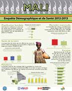 Cover of Mali DHS 2012-2013 - Wall Chart (French)