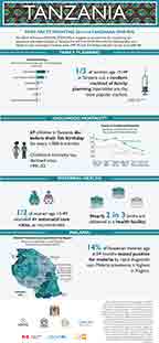 Cover of Tanzania DHS 2015-16 - Infographic (English)