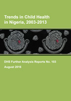 Cover of Trends in Child Health in Nigeria, 2003-2013 (English)