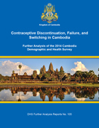 Cover of Contraceptive Discontinuation, Failure, and Switching in Cambodia (English)
