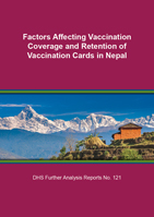 Cover of Factors Affecting Vaccination Coverage and Retention of Vaccination Cards in Nepal (English)
