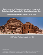 Cover of Determinants of Health Insurance Coverage and Out-of-pocket Payments for Health Care in Jordan: Secondary Analysis of the 2017-18 JPFHS (English)