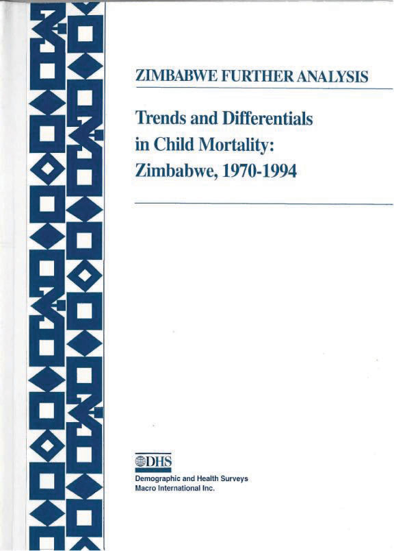 Cover of Trends and Differentials in Child Mortality: Zimbabwe, 1970-1994 (English)