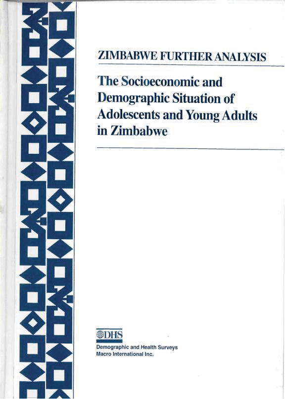 Cover of The Socioeconomic and Demographic Situation of Adolescents and Young Adults in Zimbabwe (English)