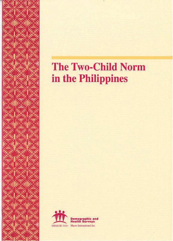 Cover of The Two-Child Norm in the Philippines (English)
