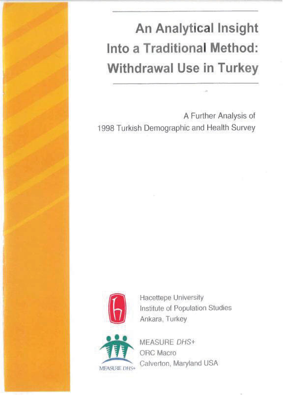 Cover of An Analytical Insight into a Traditional Method:  Withdrawal Use in Turkey (English)