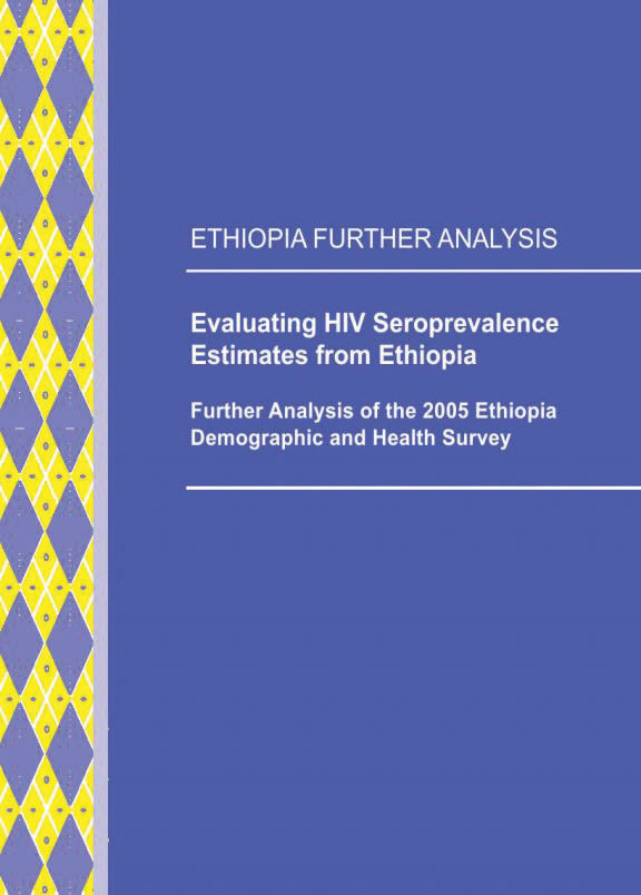 Cover of Evaluating HIV Seroprevalence Estimates from Ethiopia (English)