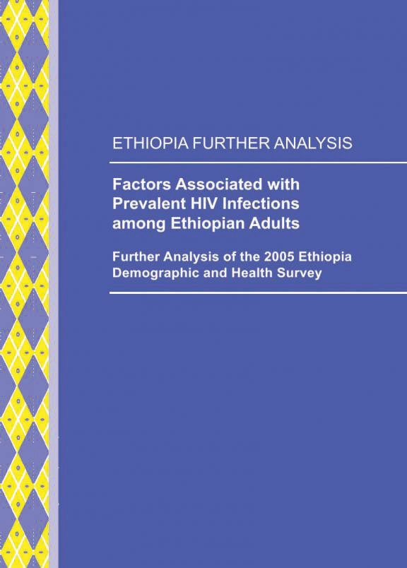 Cover of Factors Associated with Prevalent HIV Infections among Ethiopian Adults (English)