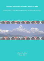 Cover of Trends and Determinants of Neonatal Mortality in Nepal (English)