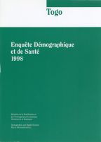 Cover of Togo DHS, 1998 - Final Report (French)